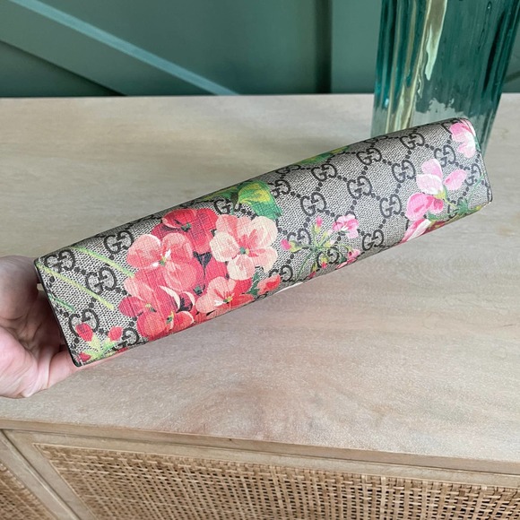 Mint Gucci Supreme Blooms Pink Clutch Bag Cosmetic Pouch - Picture 4 of 10